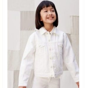 OLD NAVY KIDS WHITE DENIM JACKET